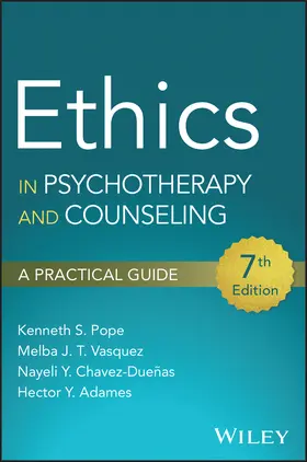 Pope / Vasquez / Chavez-Dueñas |  Ethics in Psychotherapy and Counseling | Buch |  Sack Fachmedien