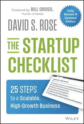 Rose |  The Startup Checklist | Buch |  Sack Fachmedien