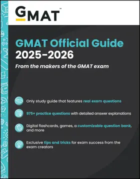  GMAT Official Guide 2025 - 2026 | Buch |  Sack Fachmedien