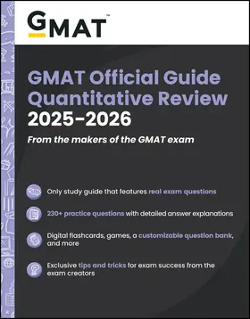 GMAT Official Guide Quantitative Review 2025-2026 | Buch | 978-1-394-33387-5 | www.sack.de