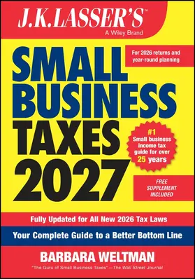Weltman |  J.K. Lasser's Small Business Taxes 2027 | Buch |  Sack Fachmedien