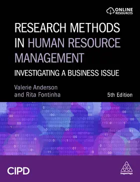 Anderson / Fontinha | Research Methods in Human Resource Management | Buch | 978-1-3986-1110-8 | www.sack.de