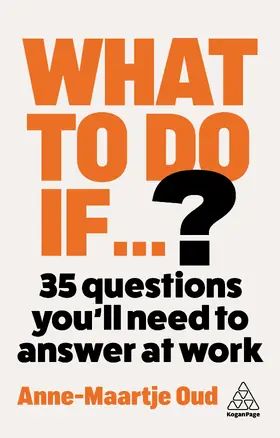 Oud |  What To Do If...? | Buch |  Sack Fachmedien