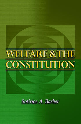 Barber | Welfare and the Constitution | E-Book | sack.de