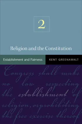 Greenawalt |  Religion and the Constitution, Volume 2 | eBook | Sack Fachmedien
