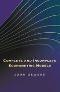 Geweke |  Complete and Incomplete Econometric Models | eBook | Sack Fachmedien