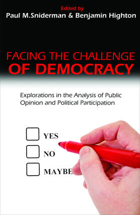 Sniderman / Highton |  Facing the Challenge of Democracy | eBook | Sack Fachmedien