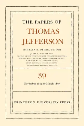 Jefferson / Oberg |  The Papers of Thomas Jefferson, Volume 39 | eBook | Sack Fachmedien
