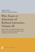 Tong |  Wen xuan or Selections of Refined Literature, Volume III | eBook | Sack Fachmedien