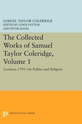 Coleridge / Patton / Engell | The Collected Works of Samuel Taylor Coleridge, Volume 1 | E-Book | sack.de
