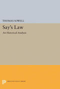 Sowell |  Say's Law | eBook | Sack Fachmedien