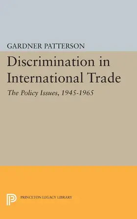 Patterson |  Discrimination in International Trade, The Policy Issues | eBook | Sack Fachmedien