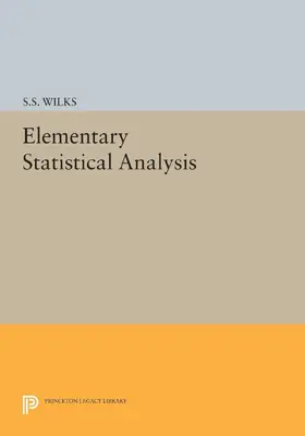 Wilks |  Elementary Statistical Analysis | eBook | Sack Fachmedien