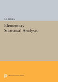 Wilks |  Elementary Statistical Analysis | eBook | Sack Fachmedien