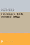 Schiffer / Spencer |  Functionals of Finite Riemann Surfaces | eBook | Sack Fachmedien