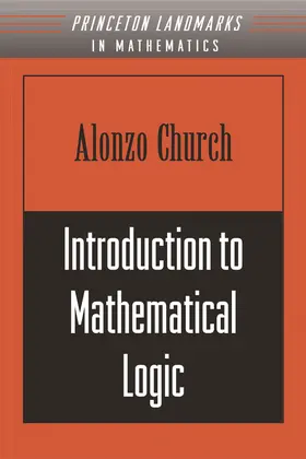 Church |  Introduction to Mathematical Logic | eBook | Sack Fachmedien