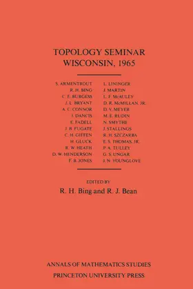 Bing / Bean |  Topology Seminar Wisconsin, 1965 | eBook | Sack Fachmedien