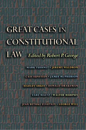 George |  Great Cases in Constitutional Law | eBook | Sack Fachmedien