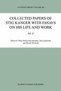 Holmström-Hintikka / Sliwinski / Lindström |  Collected Papers of Stig Kanger with Essays on his Life and Work Volume II | Buch |  Sack Fachmedien