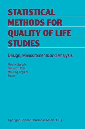 Mesbah / Cole | Statistical Methods for Quality of Life Studies | Buch | 978-1-4020-0142-0 | sack.de