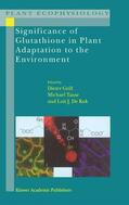 Grill / de Kok / Tausz |  Significance of Glutathione to Plant Adaptation to the Environment | Buch |  Sack Fachmedien