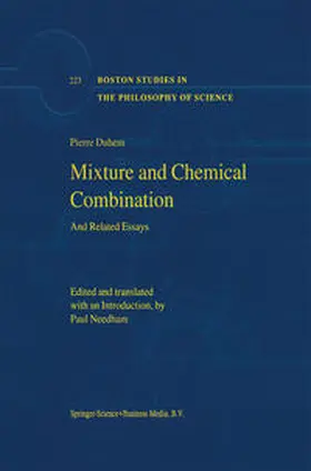 Duhem |  Mixture and Chemical Combination | Buch |  Sack Fachmedien