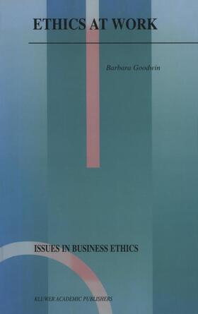 Goodwin |  Ethics at Work | Buch |  Sack Fachmedien