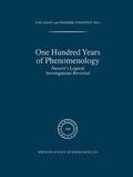 Stjernfelt / Zahavi |  One Hundred Years of Phenomenology | Buch |  Sack Fachmedien