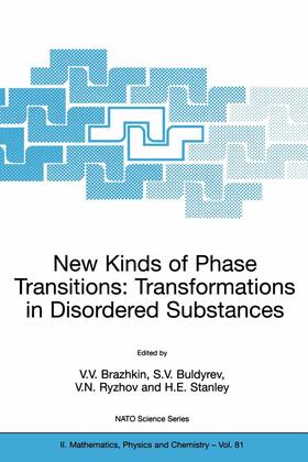 Brazhkin / Buldyrev / Ryzhov | New Kinds of Phase Transitions: Transformations in Disordered Substances | Buch | 978-1-4020-0826-9 | sack.de