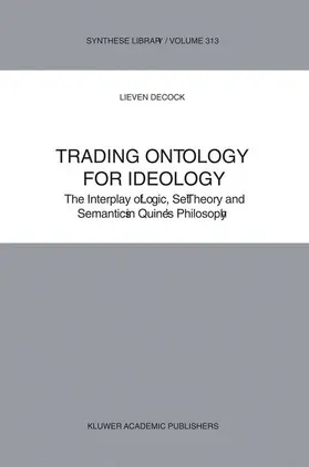 Decock |  Trading Ontology for Ideology | Buch |  Sack Fachmedien