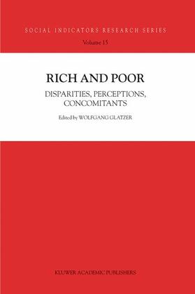 Glatzer | Rich and Poor | Buch | 978-1-4020-1012-5 | sack.de