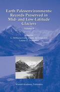 Cecil / Thompson / Green |  Earth Paleoenvironments: Records Preserved in Mid- and Low-Latitude Glaciers | Buch |  Sack Fachmedien