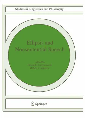 Elugardo / Stainton | Ellipsis and Nonsentential Speech | E-Book | sack.de