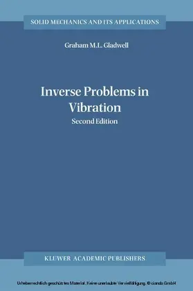 Gladwell |  Inverse Problems in Vibration | eBook | Sack Fachmedien