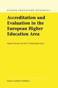 Westerheijden / Schwarz |  Accreditation and Evaluation in the European Higher Education Area | Buch |  Sack Fachmedien