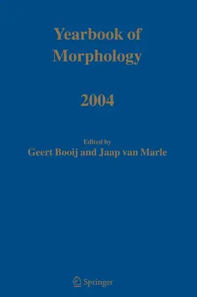 Booij / van Marle / Marle |  Yearbook of Morphology 2004 | eBook | Sack Fachmedien