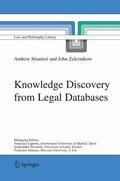 Stranieri / Zeleznikow |  Knowledge Discovery from Legal Databases | eBook | Sack Fachmedien