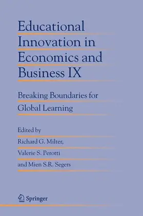 Milter / Segers / Perotti |  Educational Innovation in Economics and Business IX | Buch |  Sack Fachmedien