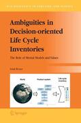 Werner |  Ambiguities in Decision-oriented Life Cycle Inventories | eBook | Sack Fachmedien
