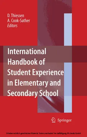 Thiessen / Cook-Sather |  International Handbook of Student Experience in Elementary and Secondary School | eBook | Sack Fachmedien