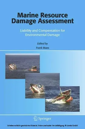 Maes |  Marine Resource Damage Assessment | eBook | Sack Fachmedien