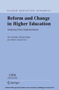 Gornitzka / Kogan / Amaral |  Reform and Change in Higher Education | eBook | Sack Fachmedien