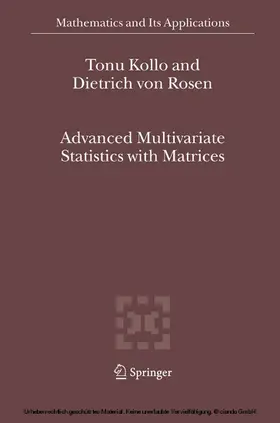 Kollo / Rosen | Advanced Multivariate Statistics with Matrices | E-Book | sack.de