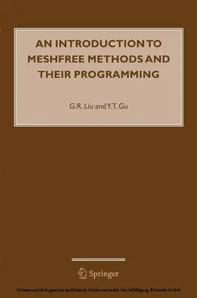 Liu / Gu |  An Introduction to Meshfree Methods and Their Programming | eBook | Sack Fachmedien