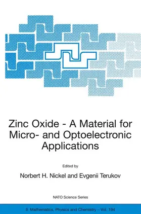 Nickel / Terukov |  Zinc Oxide - A Material for Micro- And Optoelectronic Applications | Buch |  Sack Fachmedien