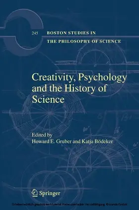 Gruber / Bödeker | Creativity, Psychology and the History of Science | E-Book | sack.de