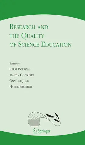 Boersma / Goedhart / de Jong | Research and the Quality of Science Education | E-Book | www.sack.de
