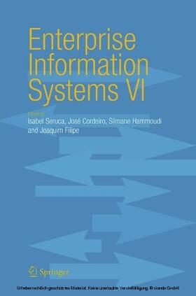 Seruca / Cordeiro / Hammoudi |  Enterprise Information Systems VI | eBook | Sack Fachmedien