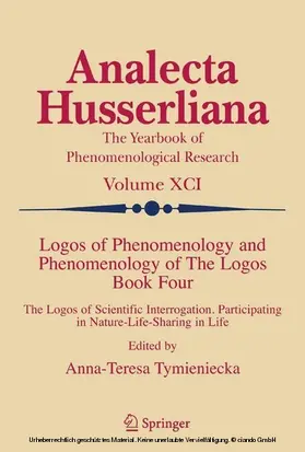 Tymieniecka |  Logos of Phenomenology and Phenomenology of The Logos. Book Four | eBook | Sack Fachmedien