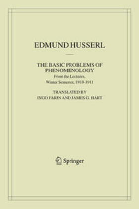 Husserl | The Basic Problems of Phenomenology | Buch | 978-1-4020-3787-0 | sack.de
